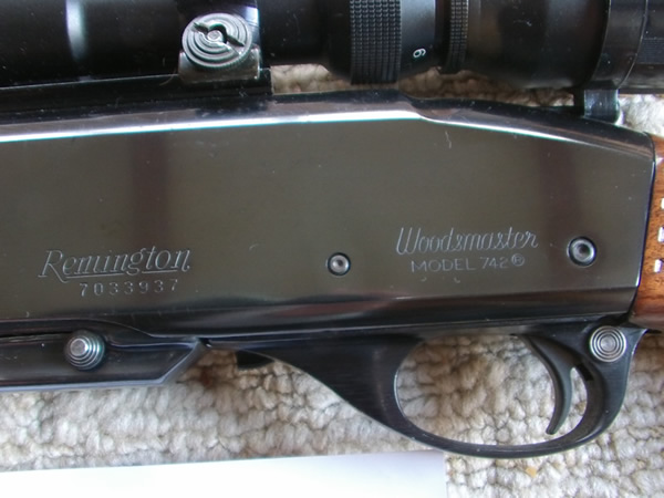 Remington Woodsmaster 742 for sale.