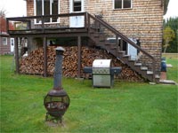 rear grill area