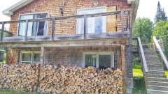 front of building