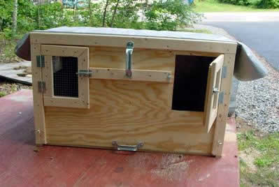 plywood dog box